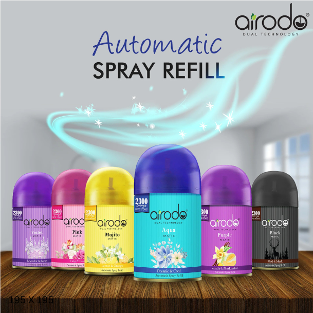 Automatic Air Fershner Oud & Musk with long lasting Fragrance