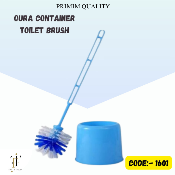 Oura Round Container Toilet Brush